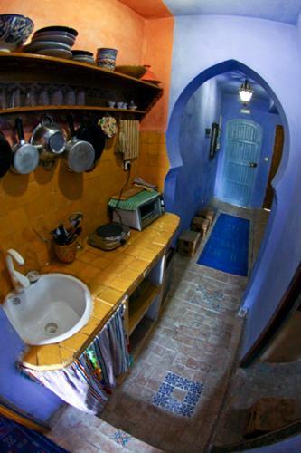 Dar El Moualim Appartement Chefchaouen Kamer foto